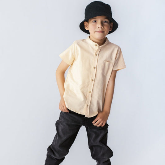 Choys | Kids' Cotton Button Up Shirt | 17H3