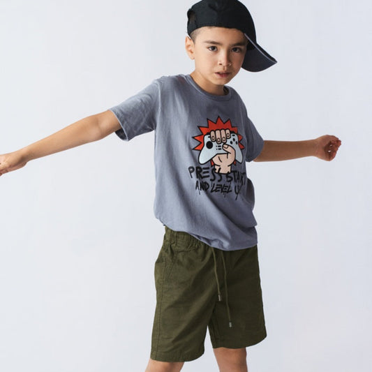 Choys | Kids' Olive-Green Shorts | 20A3