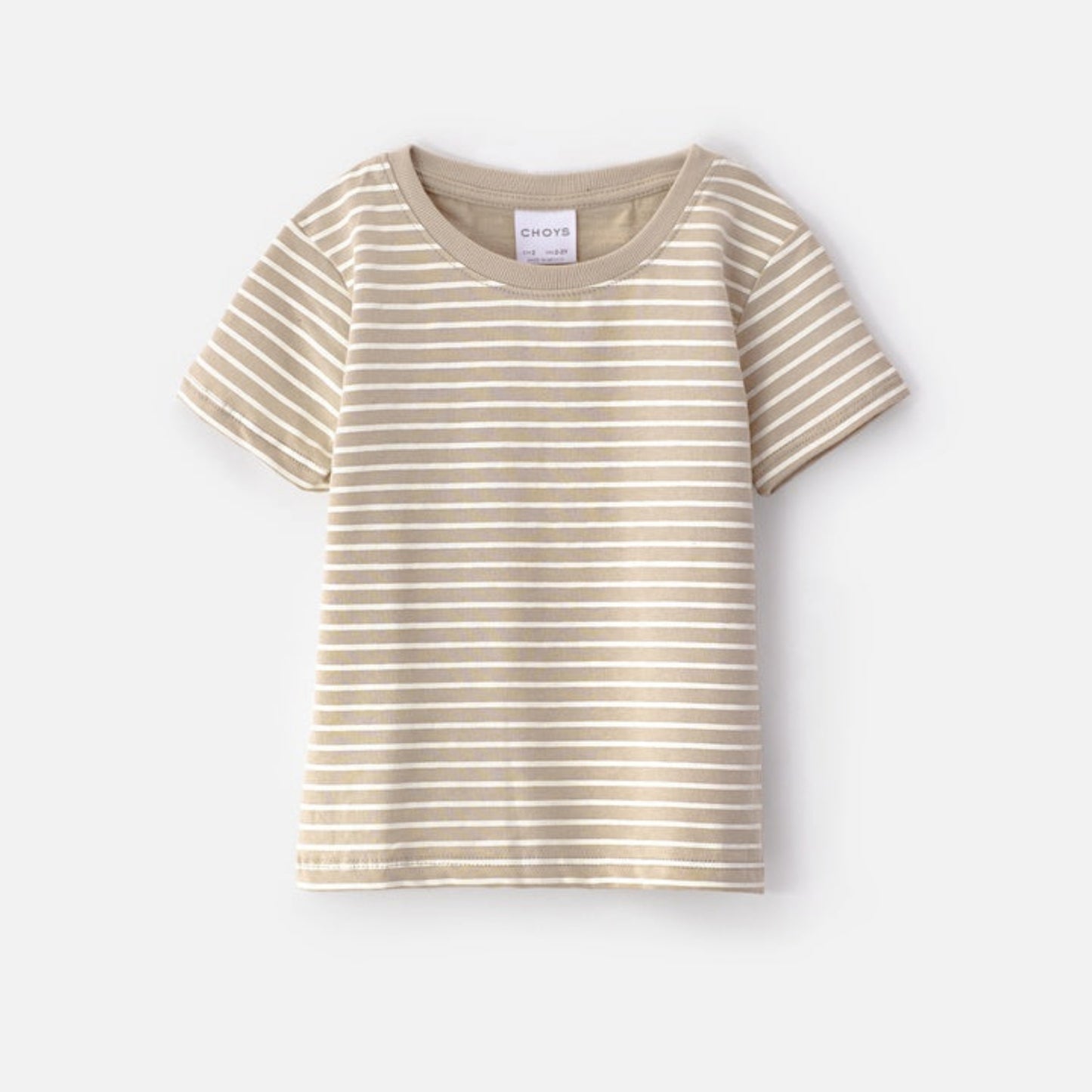 Choys | Boys' Beige Striped Shirt | 17l4