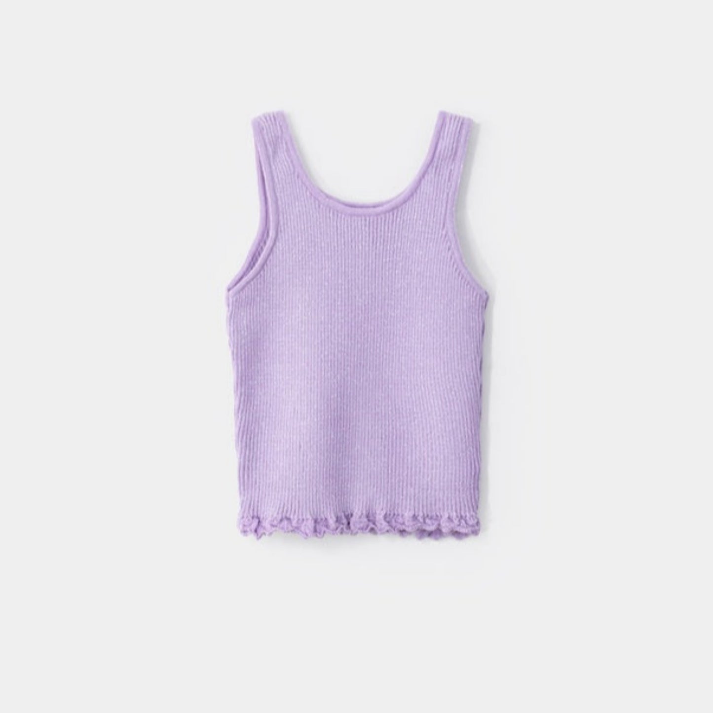 Choys | Girls' Ribbed Knit Sleeveless Top | 6G4