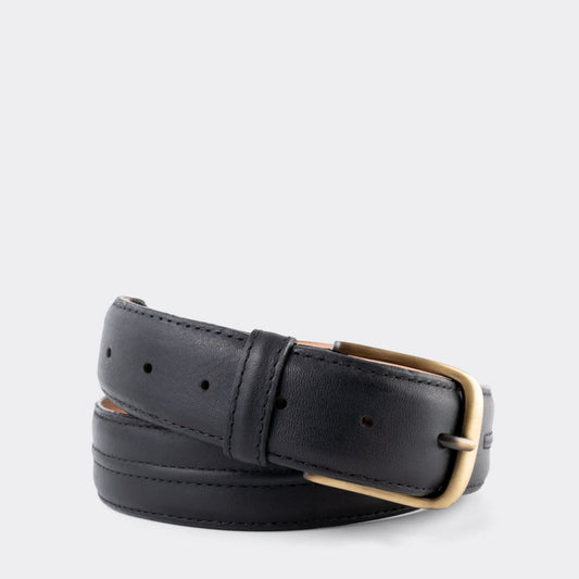 7 Leguas | Men's Casual Dress Black Belt | 12-B