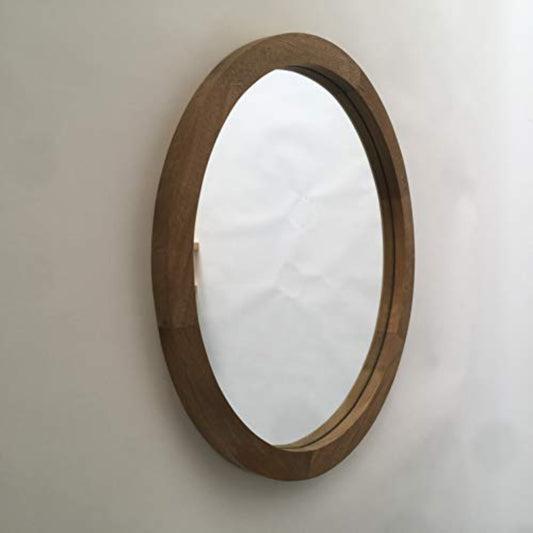 Brossard | Round Wall Mirror | Natural