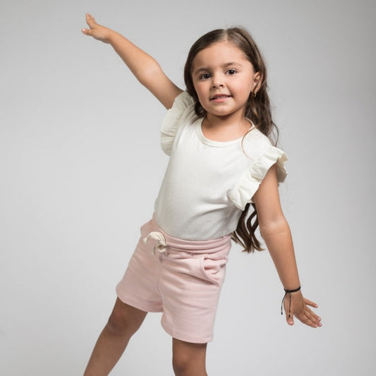 Choys | Girls' Soft Cotton Shorts Pink | 10C3