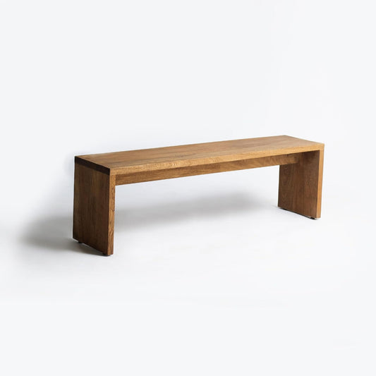 Brossard | U-Shaped Bench for Dining or End of Bed | Rosamorada Wood