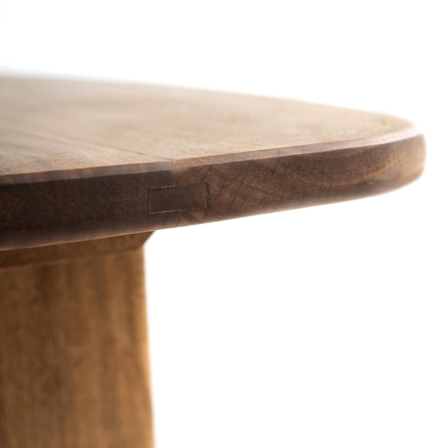 Brossard | Low Rectangular Table with Rounded Corners | Natural