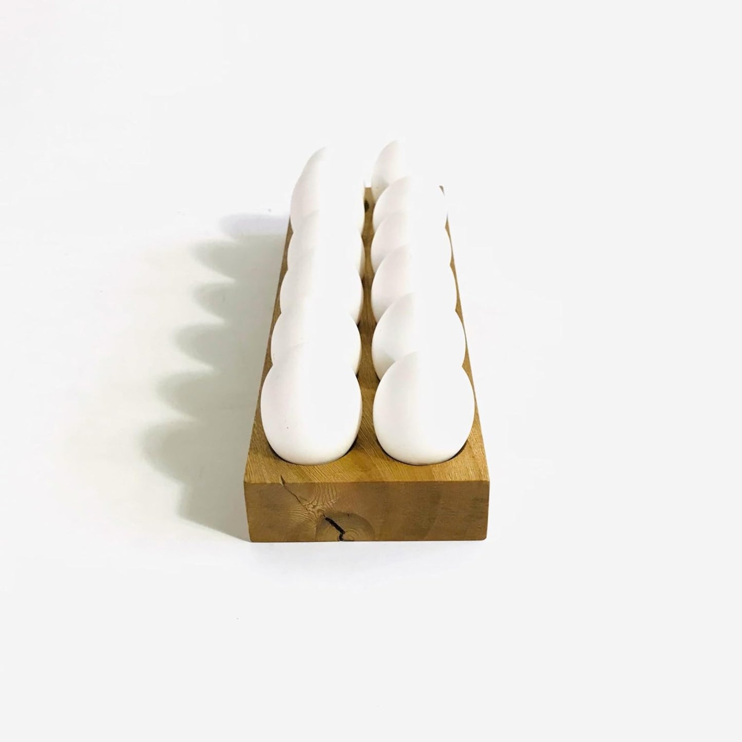 Brossard | Wooden Egg Tray 12 Holes | Natural