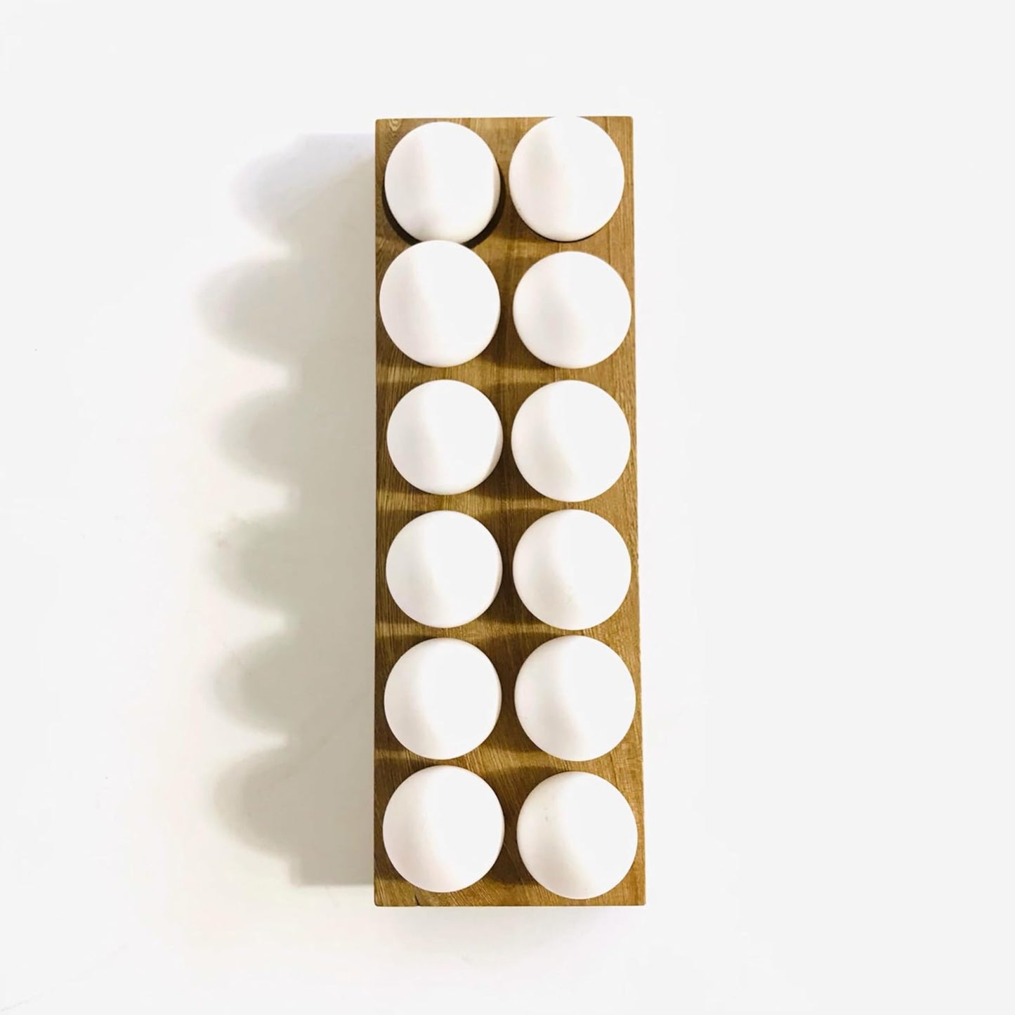 Brossard | Wooden Egg Tray 12 Holes | Natural