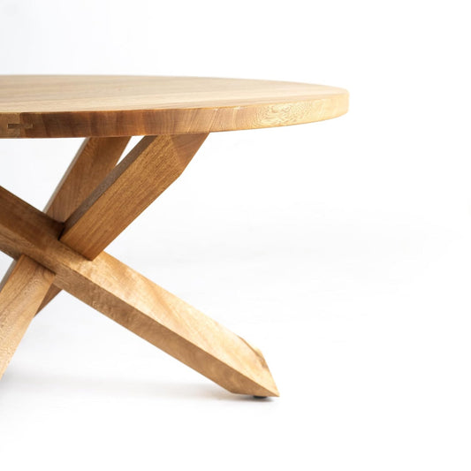 Brossard | Kids’ Low Table, Matatena-Style Base | Natural