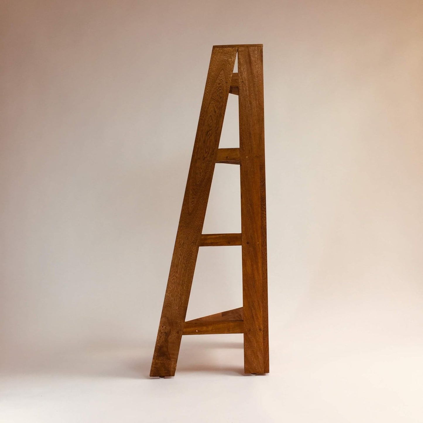 Brossard | Corner Bookshelf, 4 Shelves | Natural