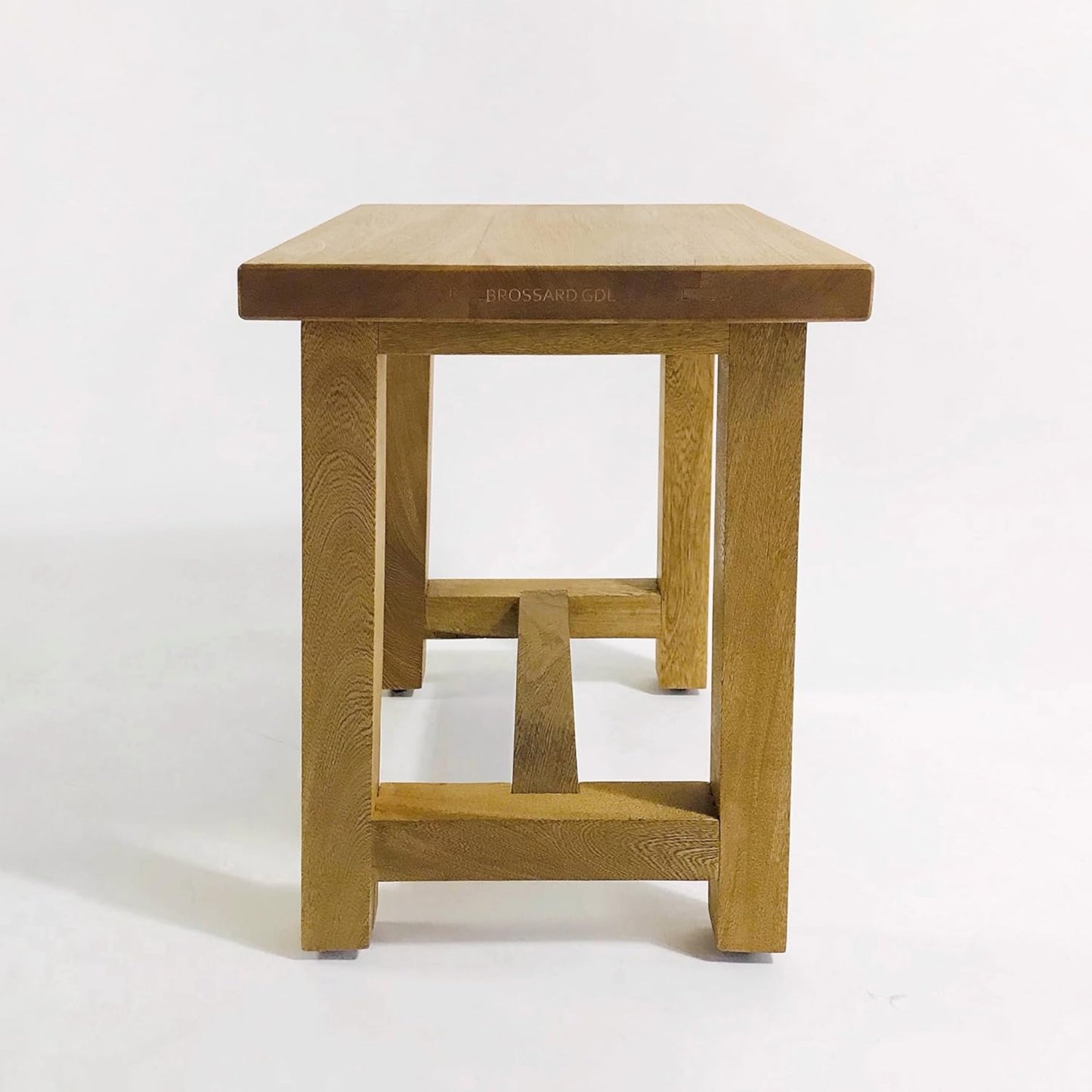 Brossard | Rectangular Bench Stool | Rosamorada Wood