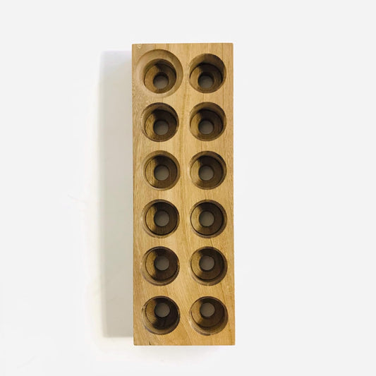 Brossard | Wooden Egg Tray 12 Holes | Natural