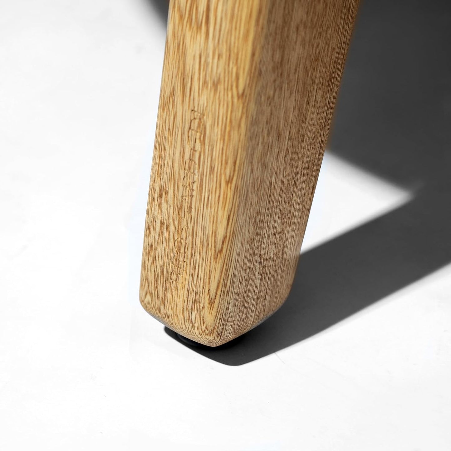 Brossard | Low Round Coffee Table with Angled Legs | Natural