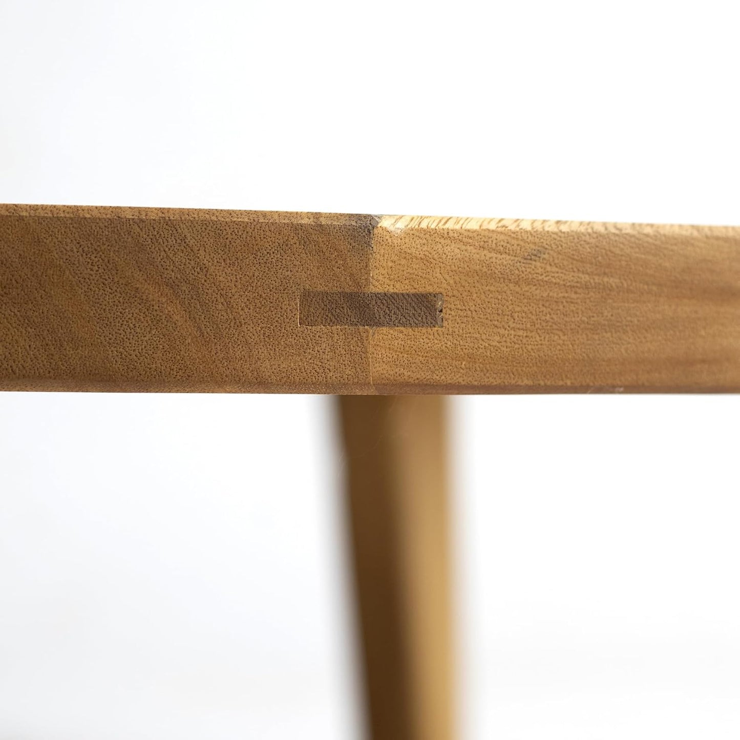 Brossard | Low Round Coffee Table with Angled Legs | Natural