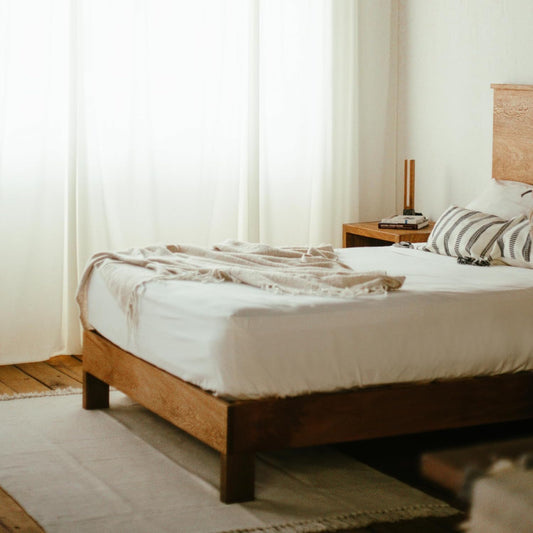 Brossard | Wooden Bed Base | Natural
