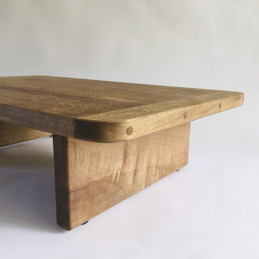 Brossard | Low Rectangular Table with Rounded Corners | Natural