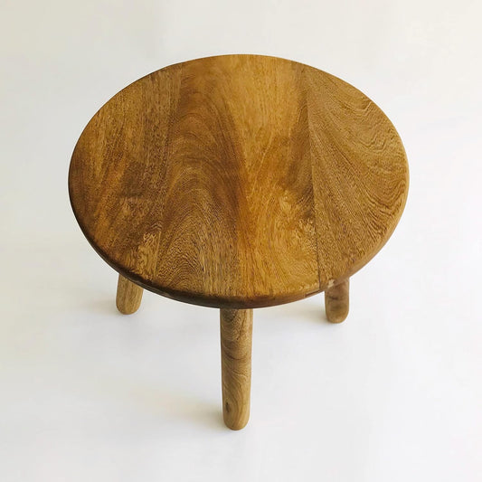 Brossard | Side Table with Round Legs | Natural