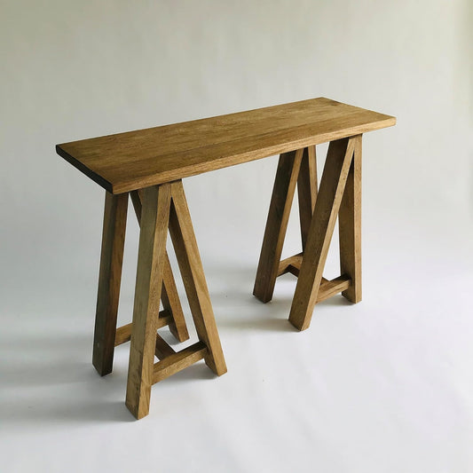 Brossard | Sideboard Credenza with Sawhorse-Style Base | Natural