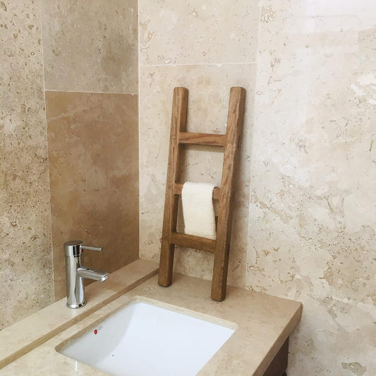 Brossard | Hand Towel Ladder, 3 Rungs | Natural