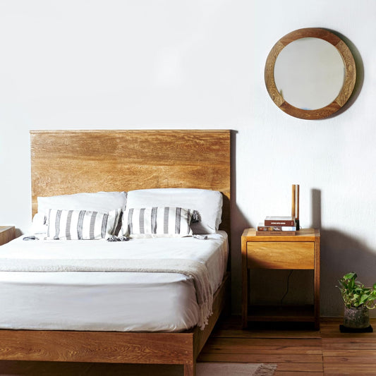 Brossard | Headboard Solid Rosamorada Wood | Natural