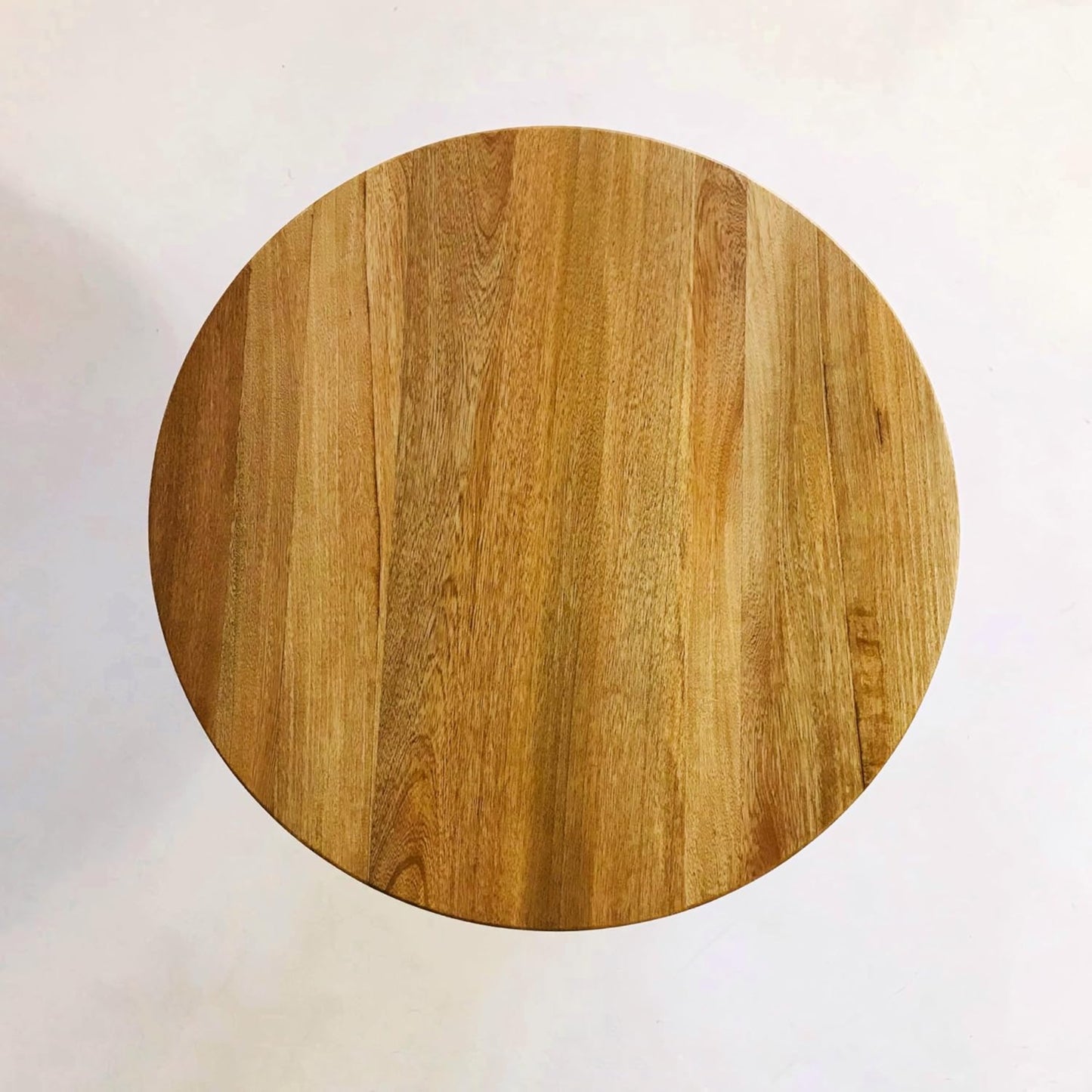 Brossard | Round Side Table, Cross-Leg Base | Natural