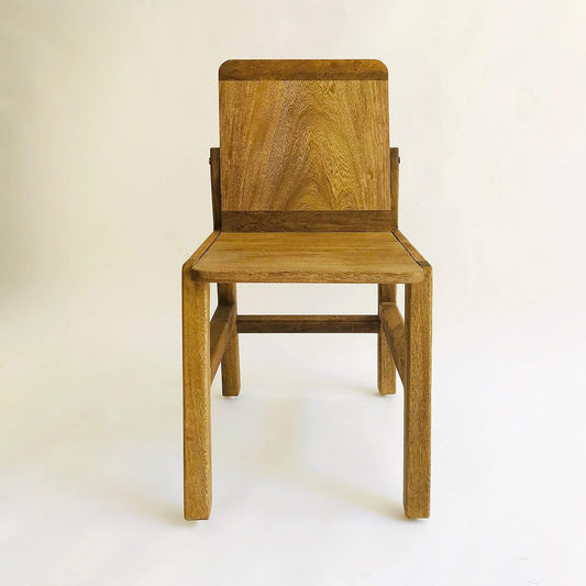 Brossard | Solid Wood Chair – Model BR2 | Natural Finish