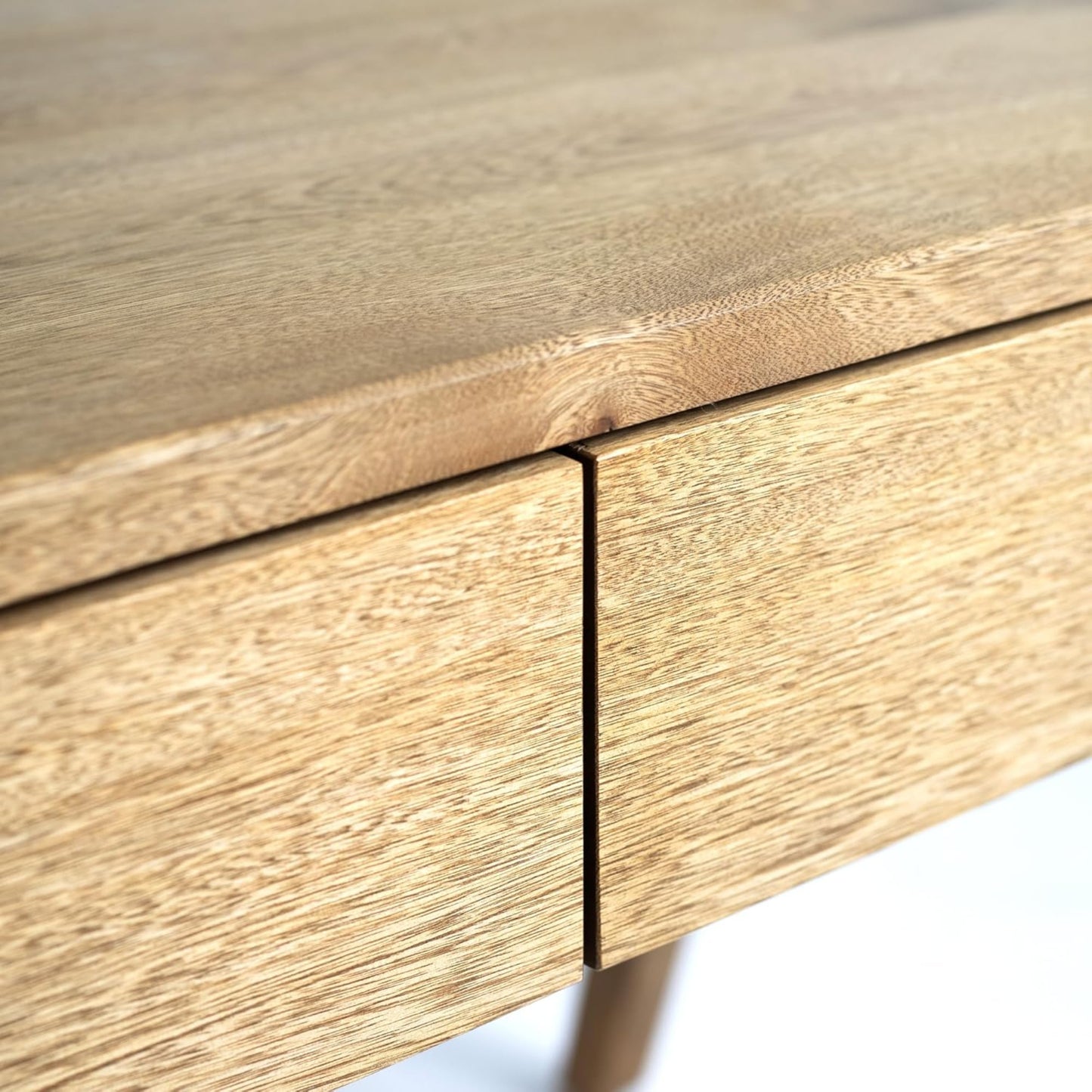 Brossard | Contemporary-Style Desk, 2 Drawers | Natural