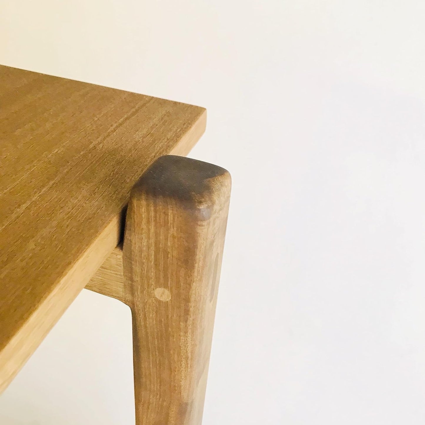 Brossard | Ladder-Base Sideboard Credenza 2 Shelves | Rosamorada Wood