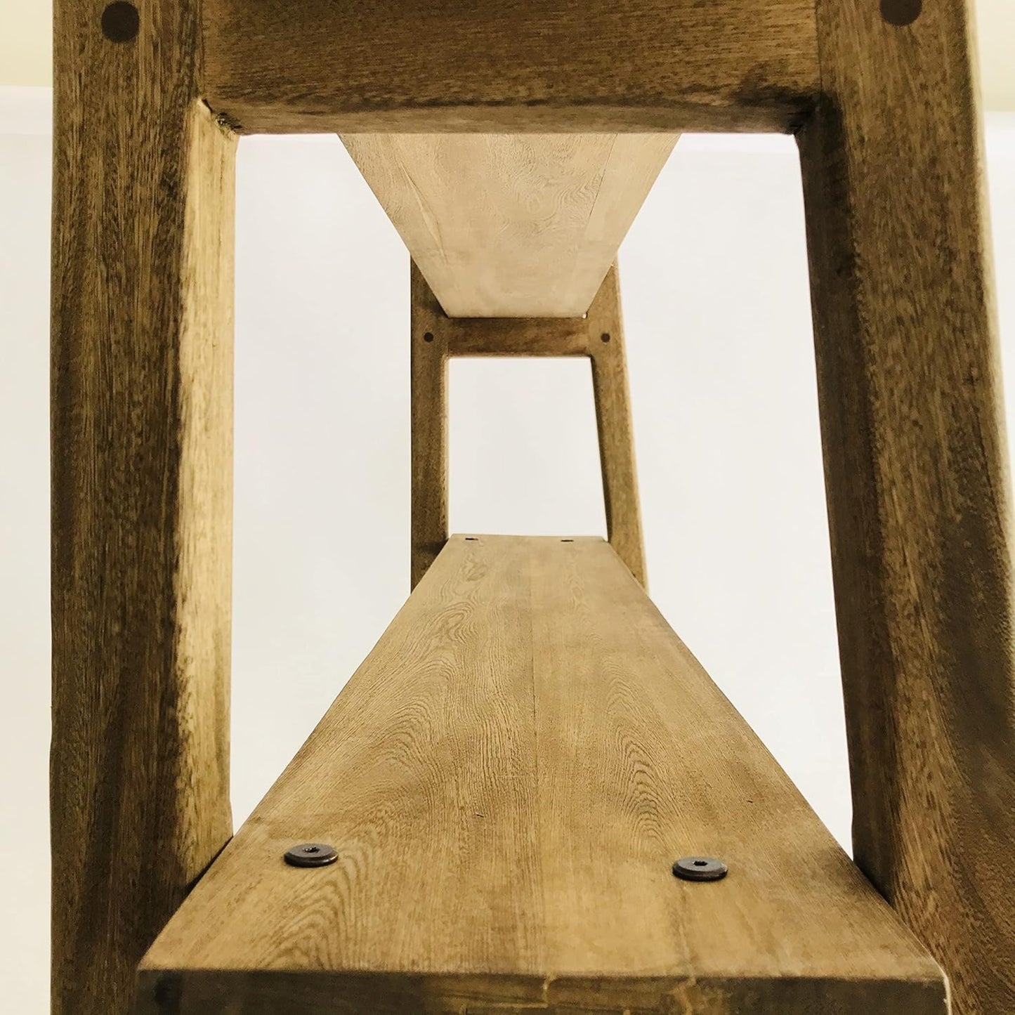 Brossard | Desk with Bookshelf, 3 Shelves | Natural