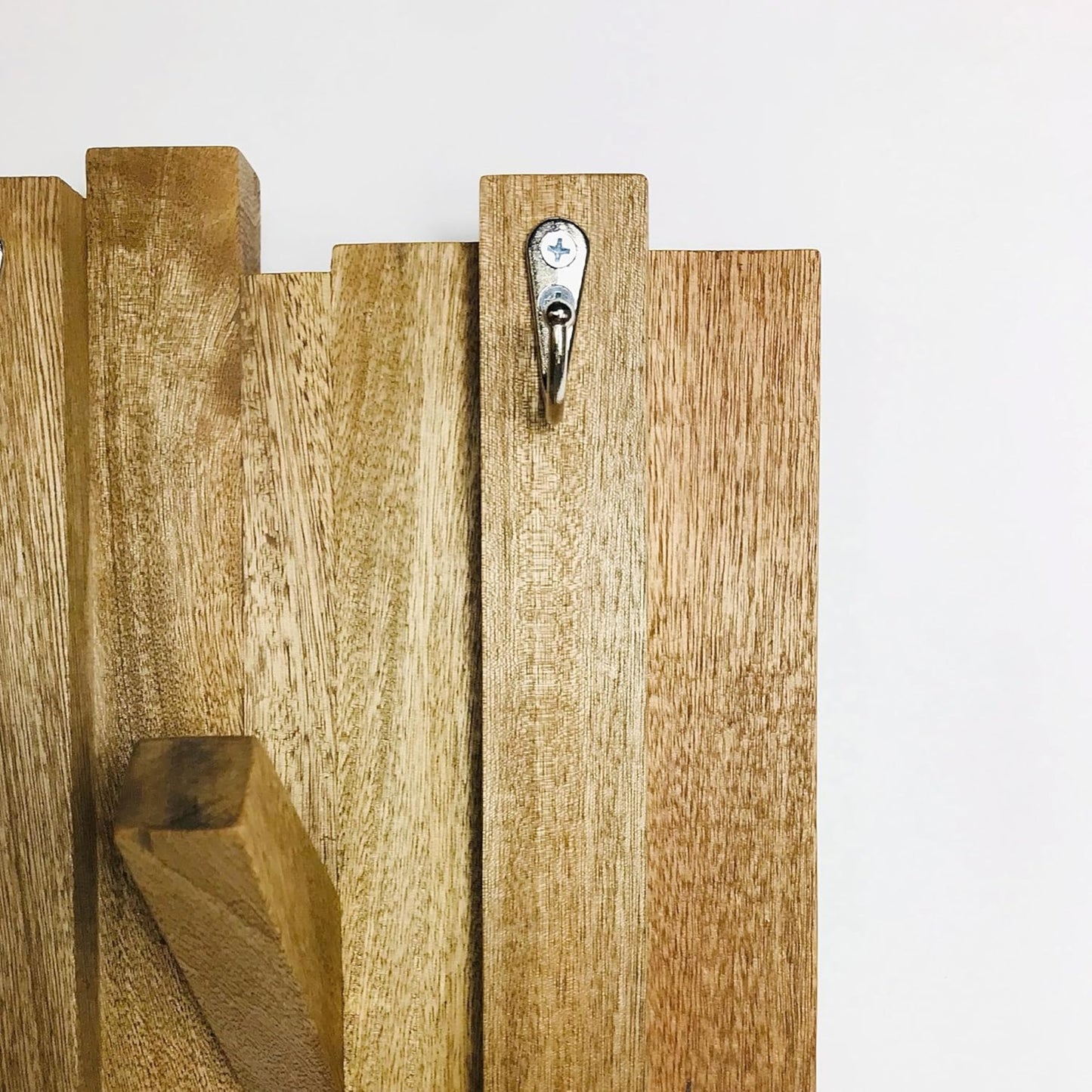 Brossard | Wall-Mounted Rack, 7 Hooks | Natural