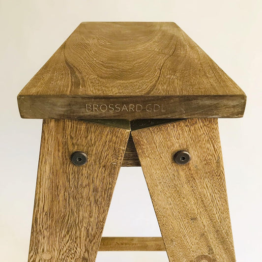 Brossard | Folding Step Ladder (3 Steps) | Natural