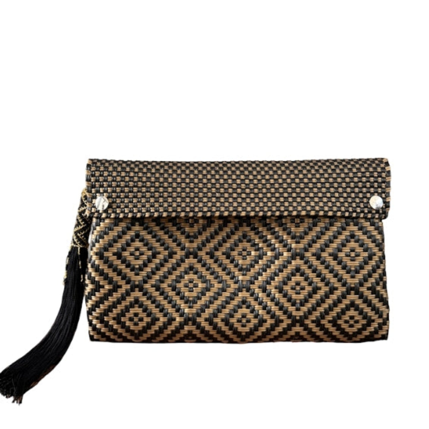 Ela Kovuna | Women's Handcrafted Clutch | Black and Gold