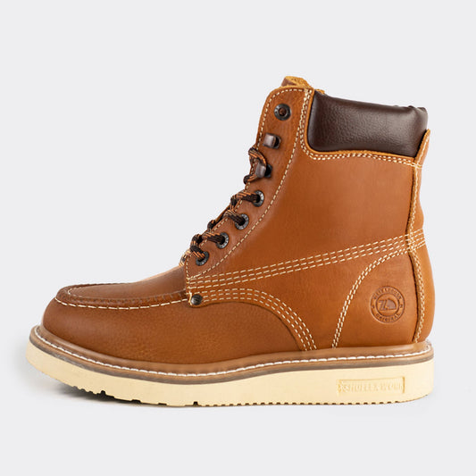7 Leguas | Men's Maple Leather Work Boot with Light Sole | 2333-B