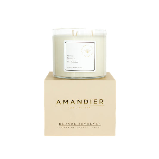 Amandier | 3-Wick Candle | Blonde Revolver Scent