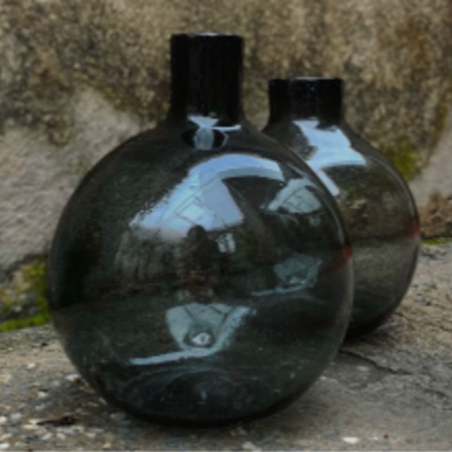 Limoncello | Smoke Ball Vase | Blown Glass