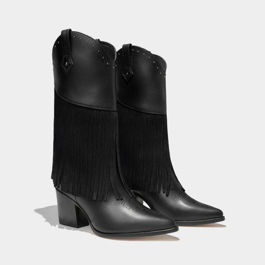 Dante | Black Feelings – Leather Western Boots