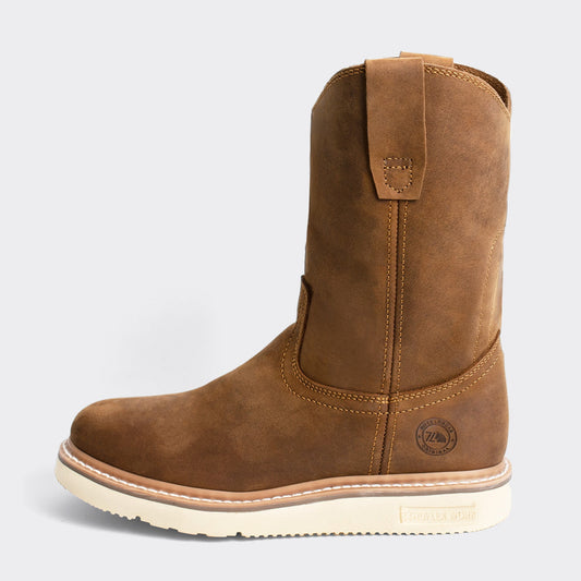 7 Leguas | Men's Tan Leather Wellington Boot with Light PU Sole | 2222-C