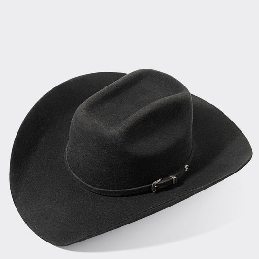 7 Leguas | Men's Premium Sheep Wool Cowboy Hat | Black