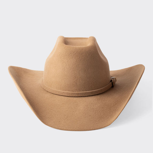 7 Leguas | Men's Camel Premium Wool Cowboy Hat