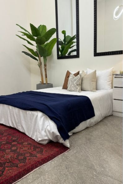 Decoravita | Bamilina Blanket | Navy Blue