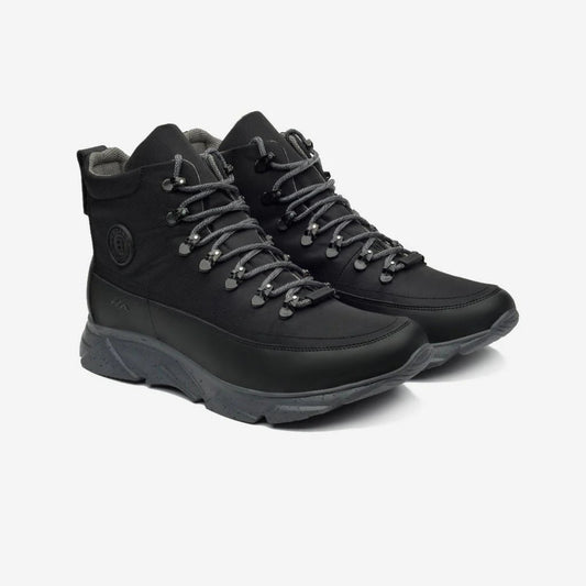 Aretina | Lottus | Men's Urban Adventure Boot | Black Leather