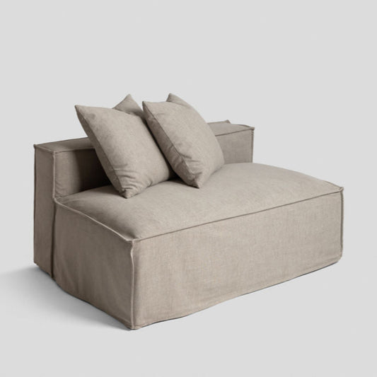 Gasaru | Corsso Malbec Petite Sectional | Barren Gray