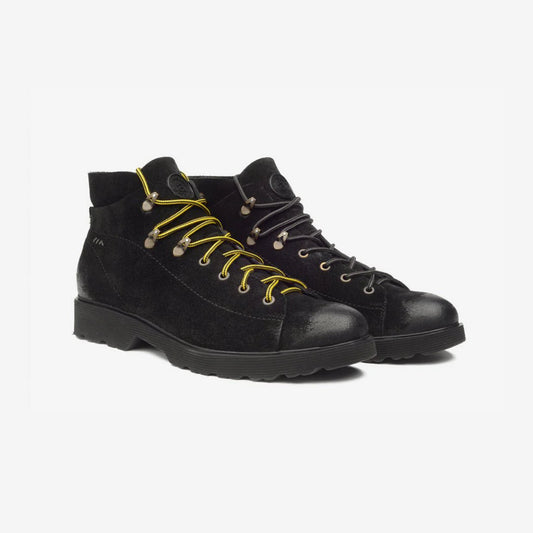 Aretina | Ronaldo | Men's Urban Lace Up Boot in Charcoal Finish