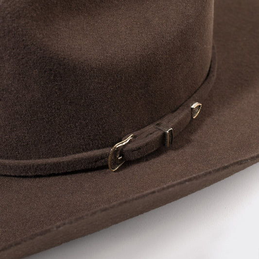 7 Leguas | Men's Chocolate Premium Wool Cowboy Hat
