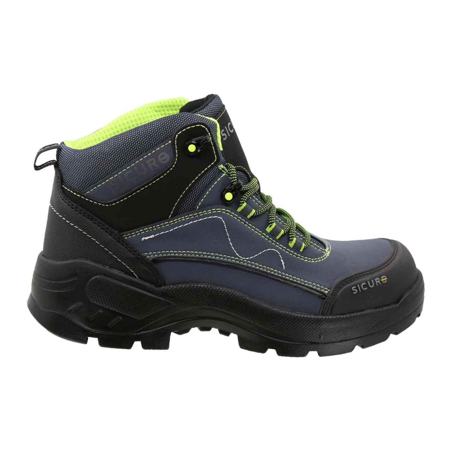 Sicuro | Blue Technoleather Nubuck Leather Work Boot