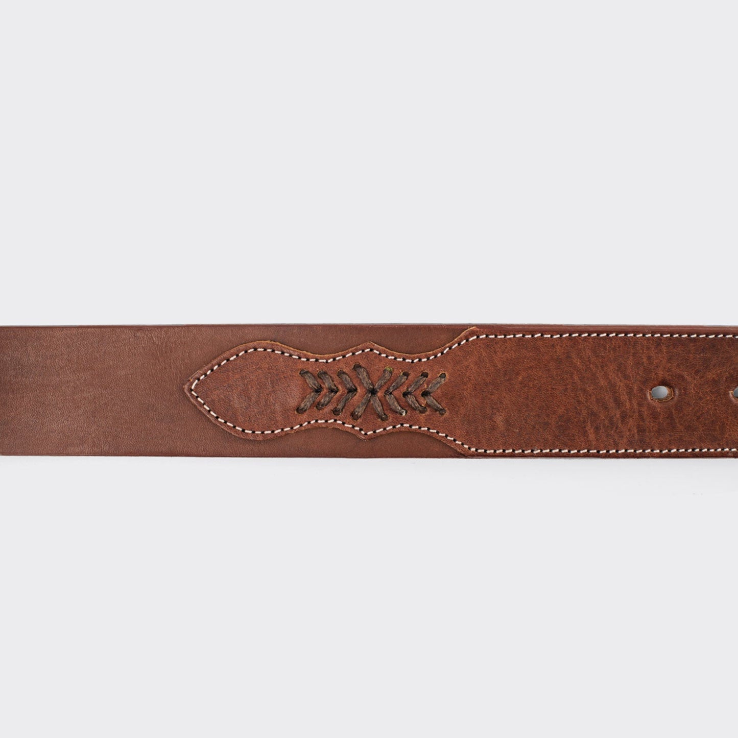 7 Leguas | Men's Cowboy Ochre Vachetta Leather Belt | 11-B