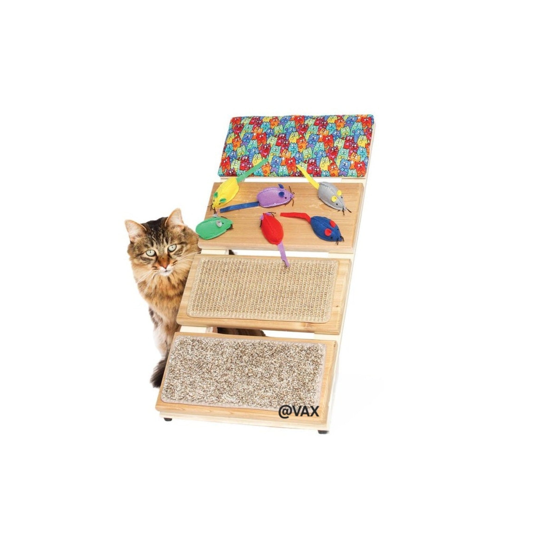 Vax | Multifunctional Cat Scratcher | Natural