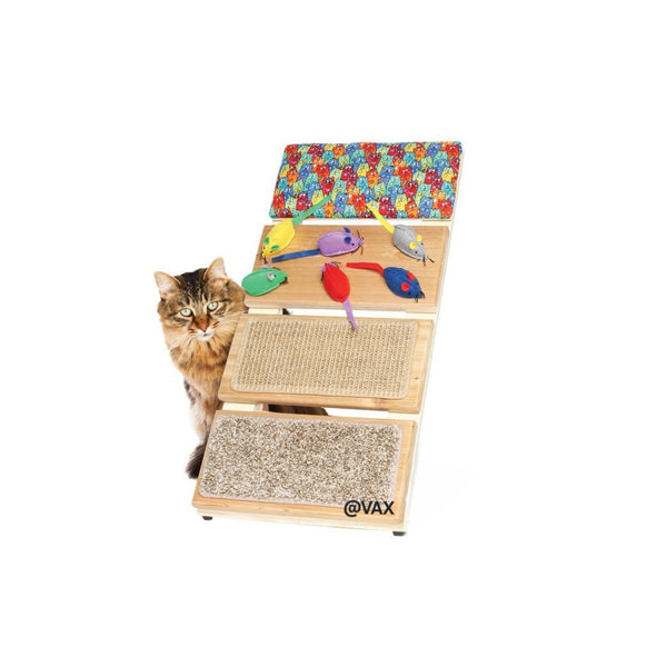 Vax | Multifunctional Cat Scratcher | Natural