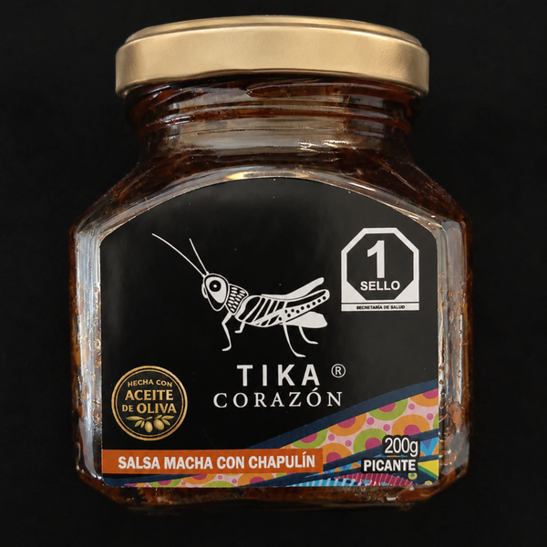 Tika Corazón | Spicy Macha Sauce with Grasshopper
