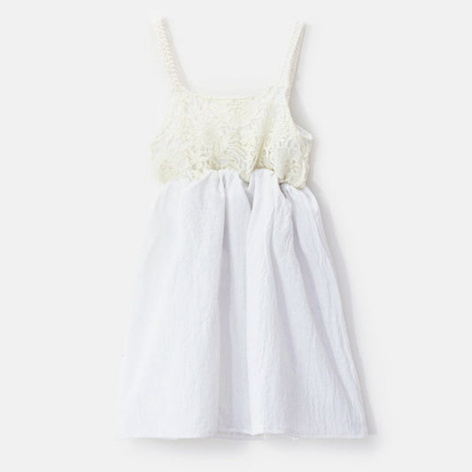Choys | Girls' Summer Lace and Cotton Dress | 2D3