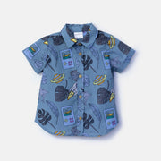 Choys | Kids' Cosmic Adventure Print Shirt | 18G3